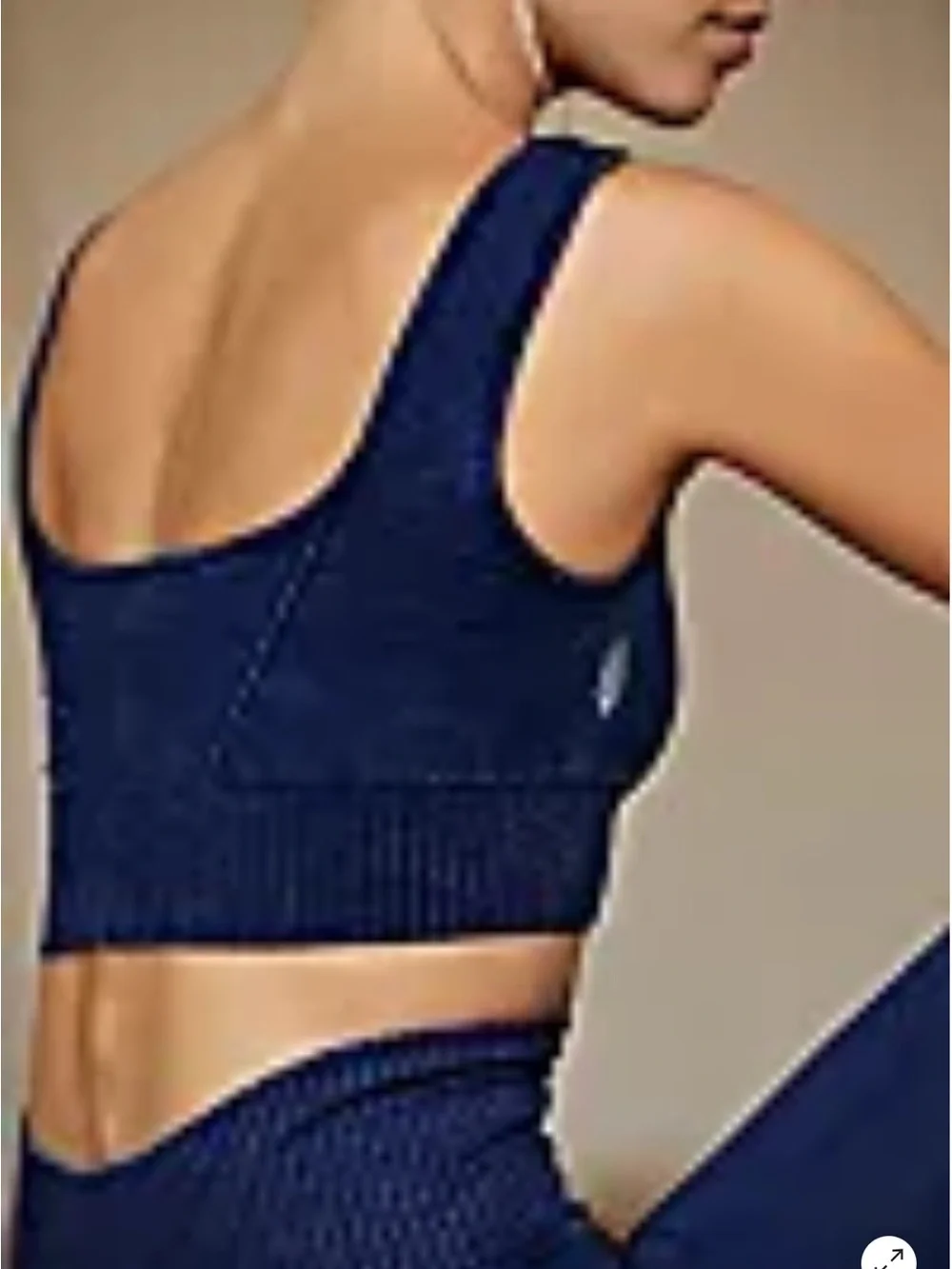 Free People good karma Scoop Bralette - Navy Blue